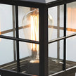Thirsk Black Pillar Light Solar or Hardwired IP65 Lantern