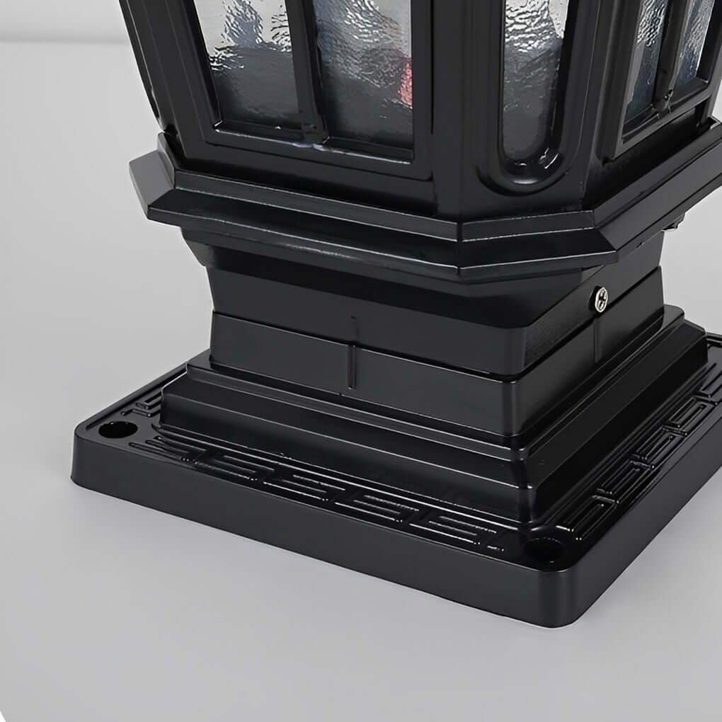 Haworth Pavilion Pillar Light Solar or Hardwired Die-Cast
