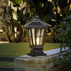Haworth Pavilion Pillar Light Solar or Hardwired Die-Cast