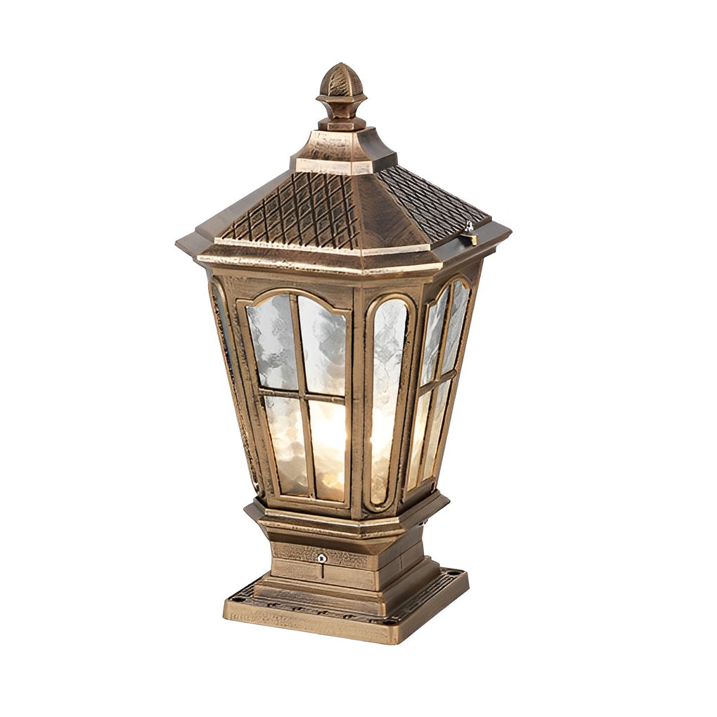 Haworth Pavilion Pillar Light Solar or Hardwired Die-Cast