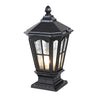 Haworth Pavilion Pillar Light Solar or Hardwired Die-Cast