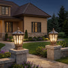 Haworth Pavilion Pillar Light Solar or Hardwired Die-Cast