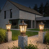 Haworth Pavilion Pillar Light Solar or Hardwired Die-Cast