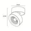 Clapham Surface Mounted LED Spotlight Adjustable Round Head