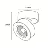 Clapham Surface Mounted LED Spotlight Adjustable Round Head