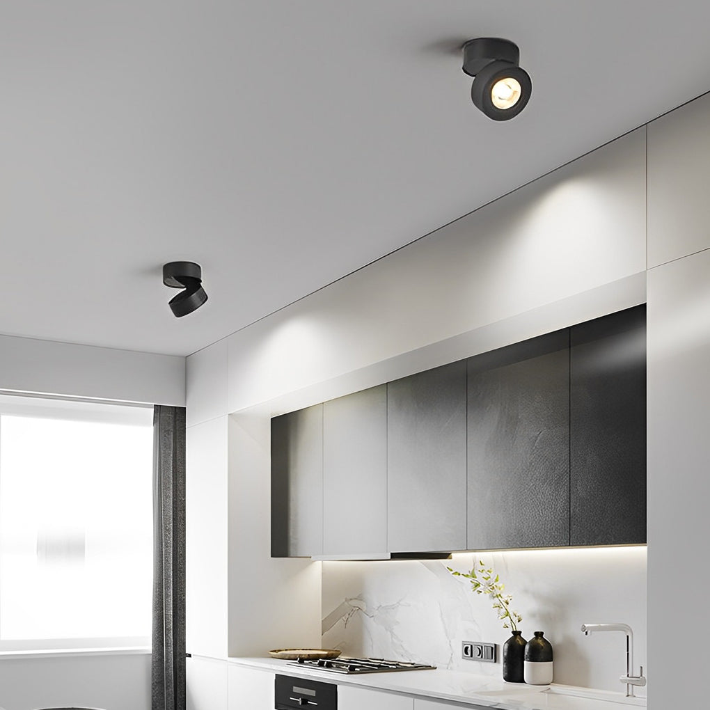 Clapham Surface Mounted LED Spotlight Adjustable Round Head