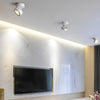 Clapham Surface Mounted LED Spotlight Adjustable Round Head
