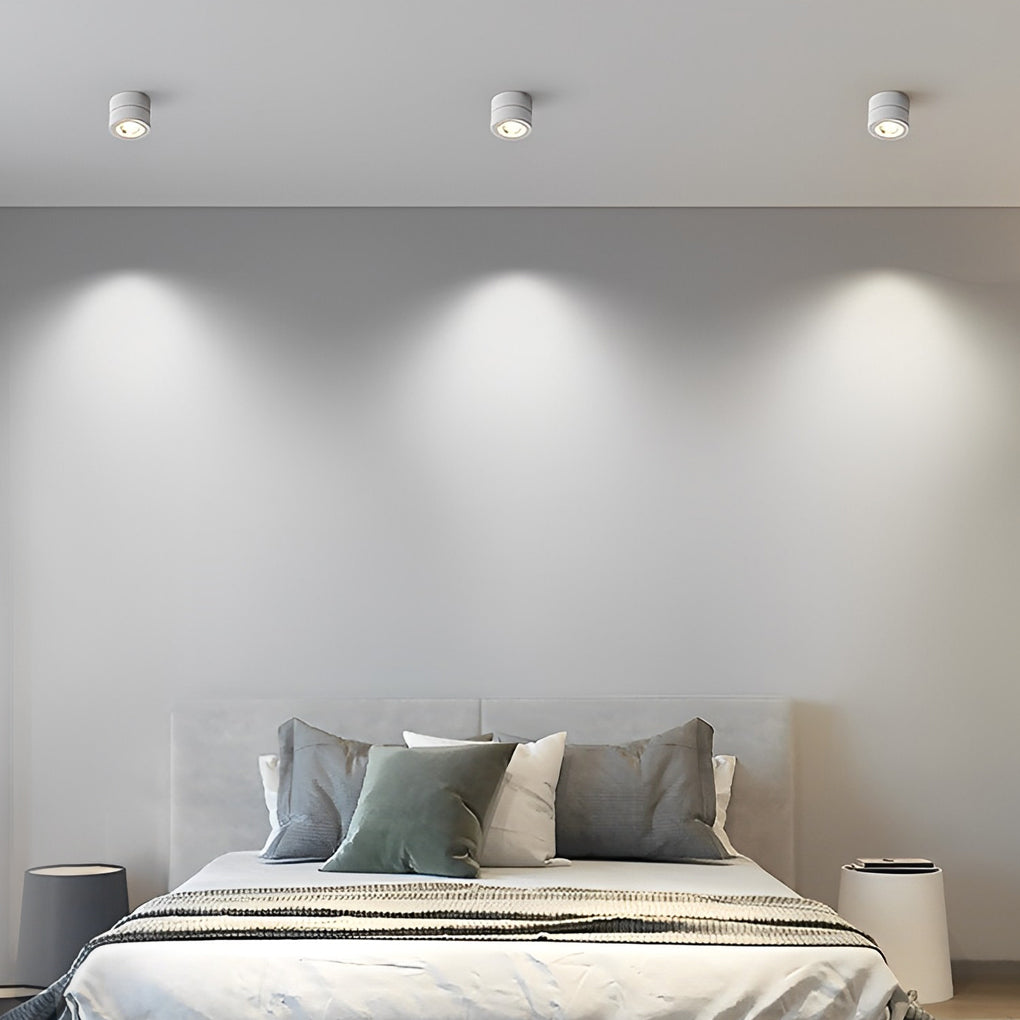 Clapham Surface Mounted LED Spotlight Adjustable Round Head