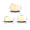 Lynton Outdoor Pillar Light Globe Cube or Cylinder Shade