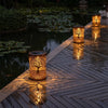 Alnwick Tree of Life Solar Lanterns Set of 2 Copper Finish