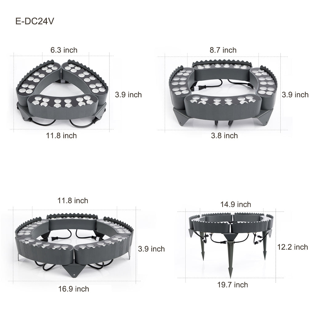 Minster Tree Ring Light LED Tree Uplighter Ring