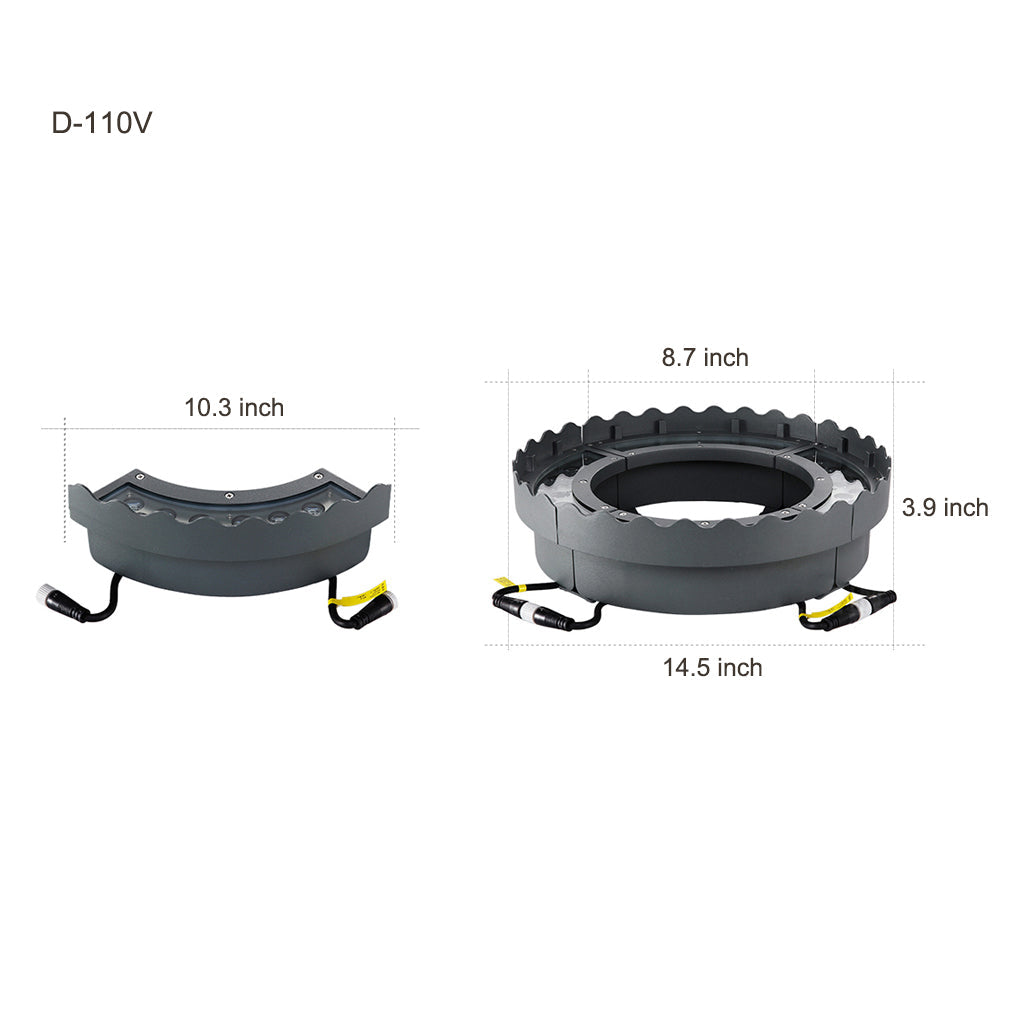 Minster Tree Ring Light LED Tree Uplighter Ring
