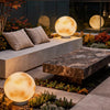 Wetherby Moon Pillar Light Globe Solar or Hardwired IP65