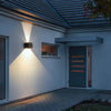 Lacock Up Down Outdoor Wall Light Adjustable Beam Cube