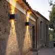 Lacock Up Down Outdoor Wall Light Adjustable Beam Cube