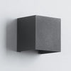 Lacock Up Down Outdoor Wall Light Adjustable Beam Cube