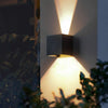Lacock Up Down Outdoor Wall Light Adjustable Beam Cube