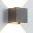 Lacock Up Down Outdoor Wall Light Adjustable Beam Cube