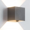 Lacock Up Down Outdoor Wall Light Adjustable Beam Cube