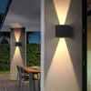 Lacock Up Down Outdoor Wall Light Adjustable Beam Cube