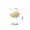 Ashcombe Glass Table Lamp Chrome Base Retro Bedside Light