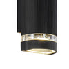 Acomb Up Down Outdoor Wall Light Black 12W LED