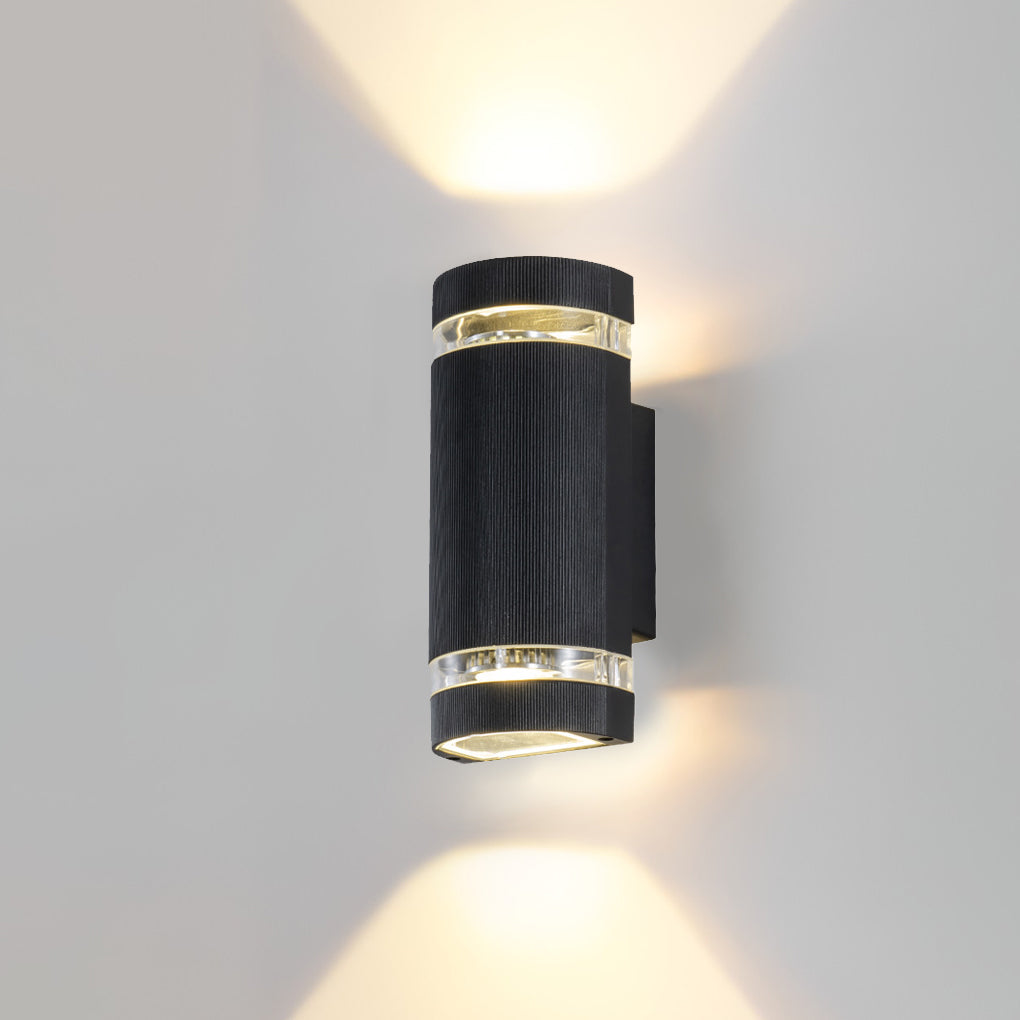 Acomb Up Down Outdoor Wall Light Black 12W LED