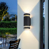 Acomb Up Down Outdoor Wall Light Black 12W LED