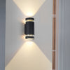 Acomb Up Down Outdoor Wall Light Black 12W LED