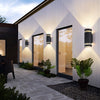 Acomb Up Down Outdoor Wall Light Black 12W LED