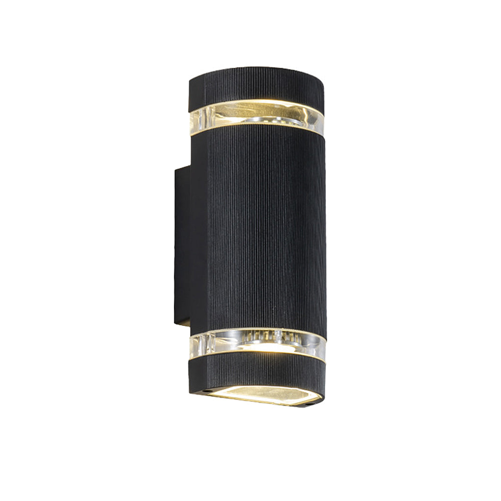 Acomb Up Down Outdoor Wall Light Black 12W LED