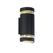 Acomb Up Down Outdoor Wall Light Black 12W LED