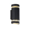Acomb Up Down Outdoor Wall Light Black 12W LED