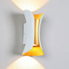 Coniston Up Down Outdoor Wall Light Curved Aluminium IP54
