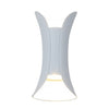 Coniston Up Down Outdoor Wall Light Curved Aluminium IP54