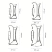 Coniston Up Down Outdoor Wall Light Curved Aluminium IP54
