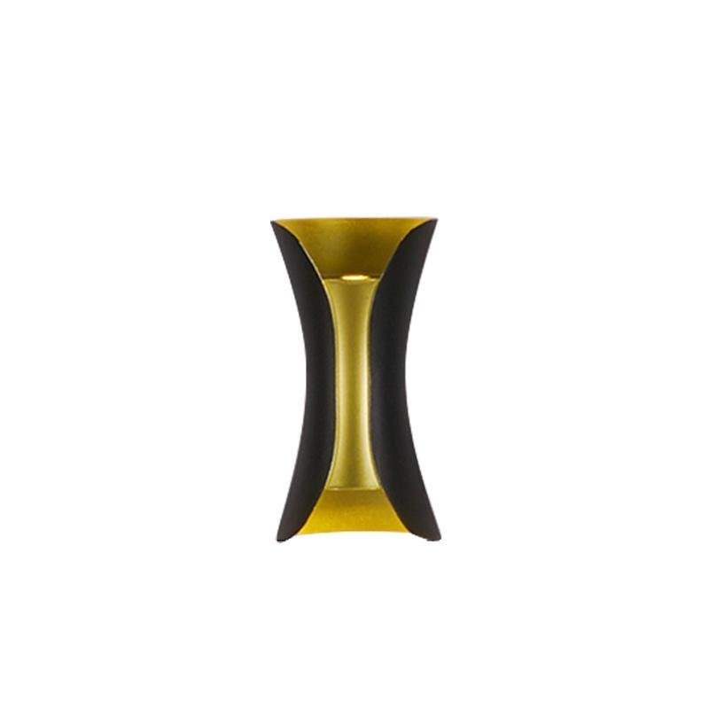 Coniston Up Down Outdoor Wall Light Curved Aluminium IP54