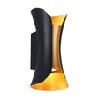 Coniston Up Down Outdoor Wall Light Curved Aluminium IP54