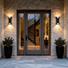 Coniston Up Down Outdoor Wall Light Curved Aluminium IP54