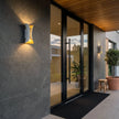 Coniston Up Down Outdoor Wall Light Curved Aluminium IP54