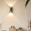Coniston Up Down Outdoor Wall Light Curved Aluminium IP54