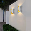 Coniston Up Down Outdoor Wall Light Curved Aluminium IP54