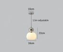 Hardraw Pumpkin Glass Pendant Light Adjustable Drop