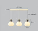 Hardraw Pumpkin Glass Pendant Light Adjustable Drop