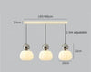 Hardraw Pumpkin Glass Pendant Light Adjustable Drop