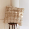 Sedgwick Faux Rabbit Fur Throw Blanket and Cushion