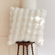 Sedgwick Faux Rabbit Fur Throw Blanket and Cushion