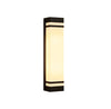 Elsdon Vertical LED Wall Light Rectangular Black
