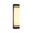 Elsdon Vertical LED Wall Light Rectangular Black