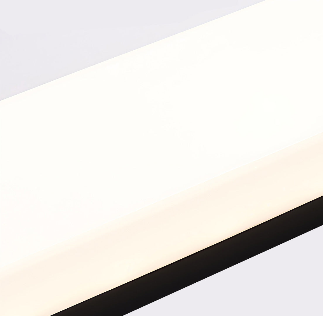 Elsdon Vertical LED Wall Light Rectangular Black